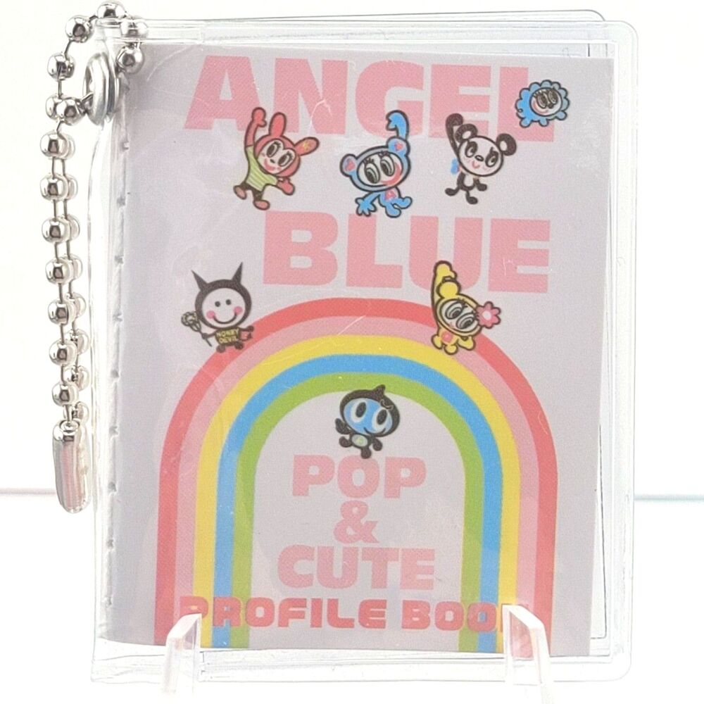 Angel Blue Mascots - Pink Mini Profile Book Keychain